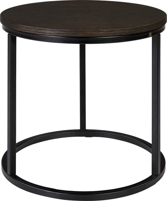 Bilde av Nobel sofabord rundt Ø 50, H47 cm (smoked olje)