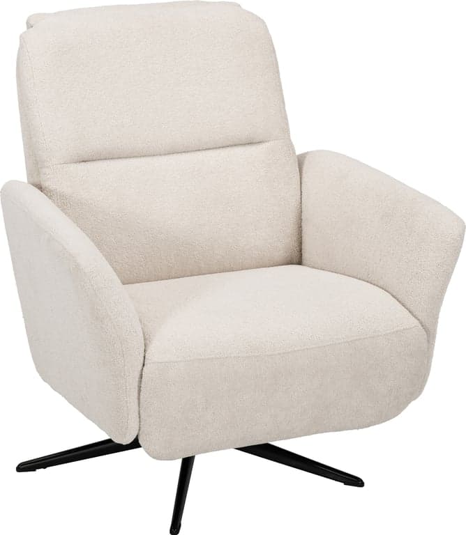 Bilde av Remo recliner (manuell, stoff Boogie 3666 beige, Polaris sokkel svart)
