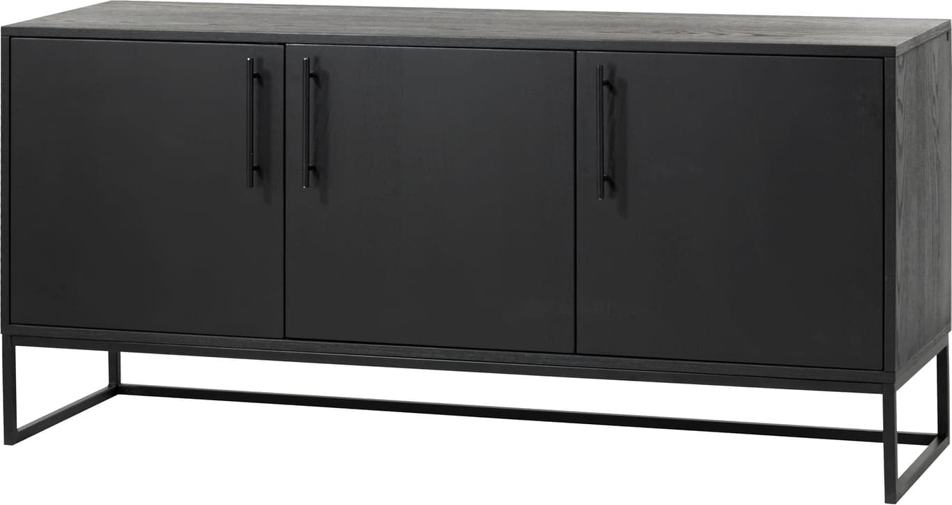 Bilde av Nobel skjenk (160 x 45, H 75 cm, matt svart eikefiner)