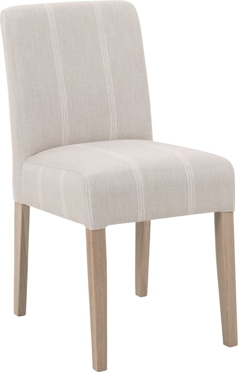 Bilde av Nobel spisestol (stoff Lava stripes beige, ubehandlet ben)