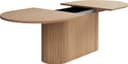 Linea ovalt spisebord 180 x 102 cm 