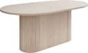 Linea ovalt spisebord 180 x 102 cm 
