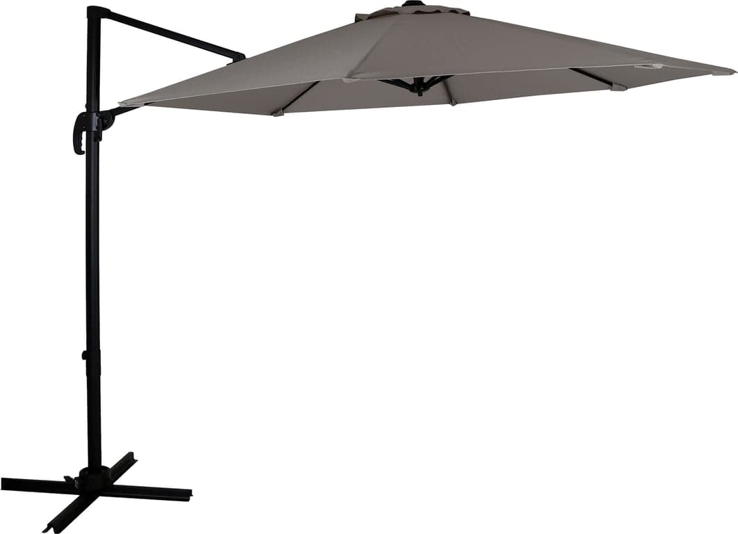 Bilde av Palma hengeparasoll Ø: 300 cm (Fjellgrå/svart aluminium)