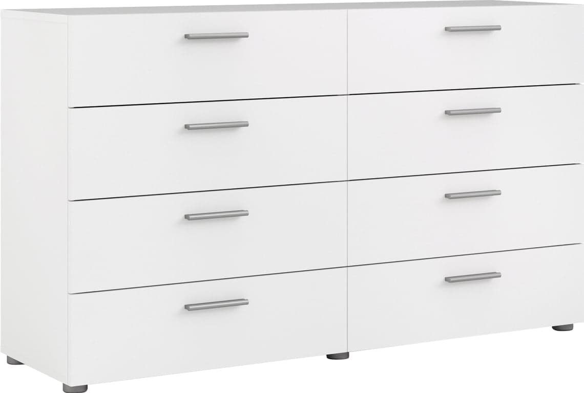 $Bilde av Pepe kommode (140 x 40, H 82 cm med 8 skuffer, hvit)