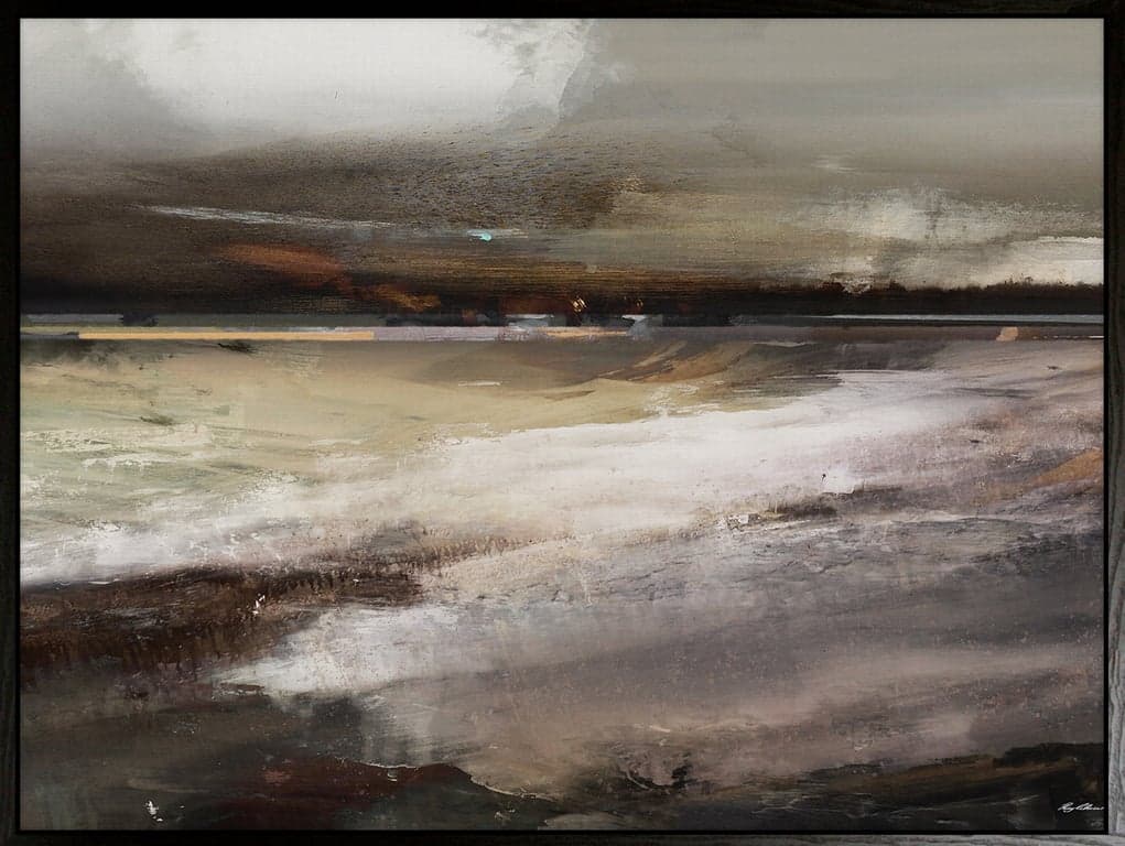 Bilde av Canvas Sea of Serenity 100x150 (100 x 150 cm, m/svart svevelist)