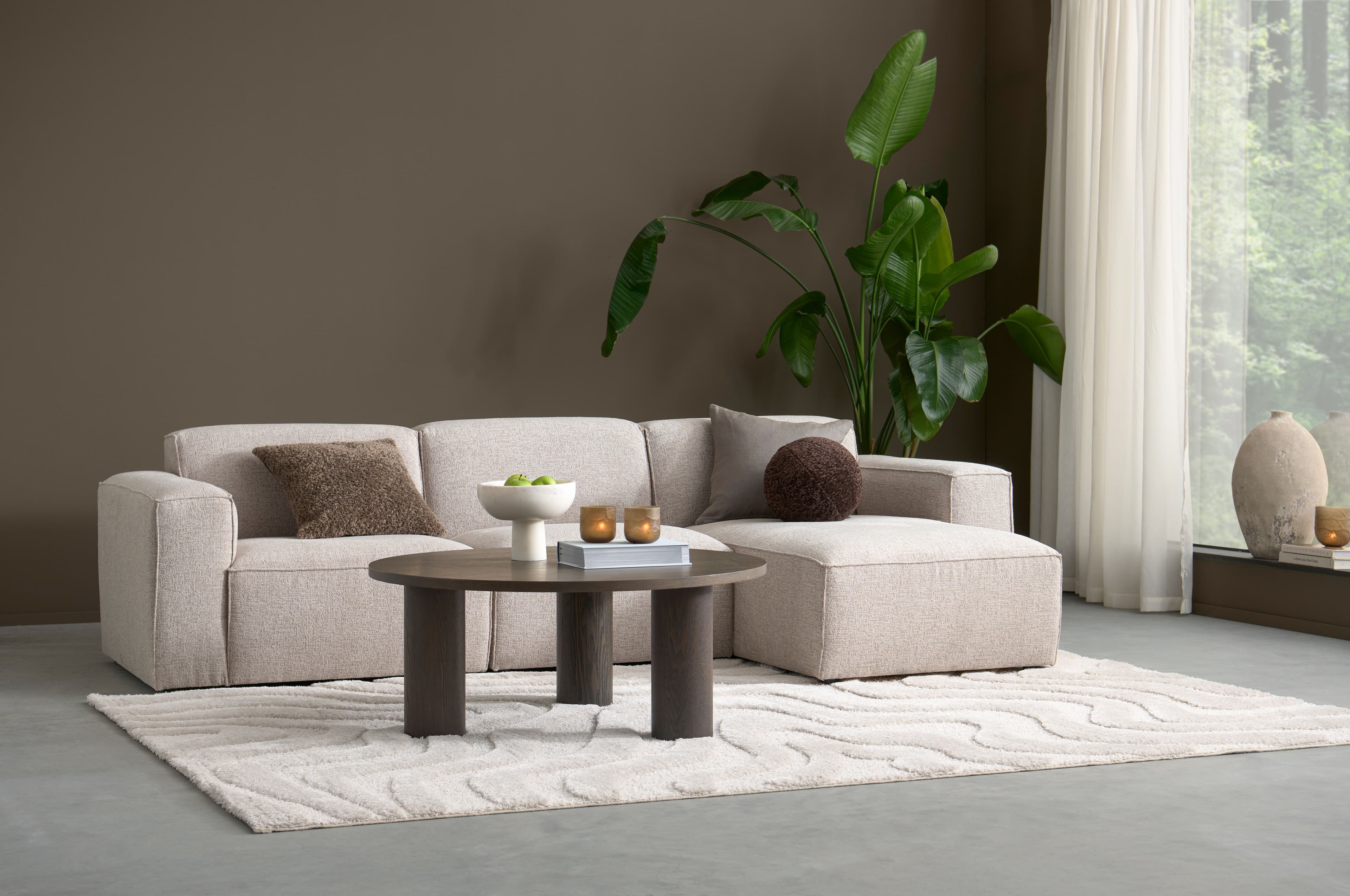 Sofa med sjeselong fra Fagmøbler