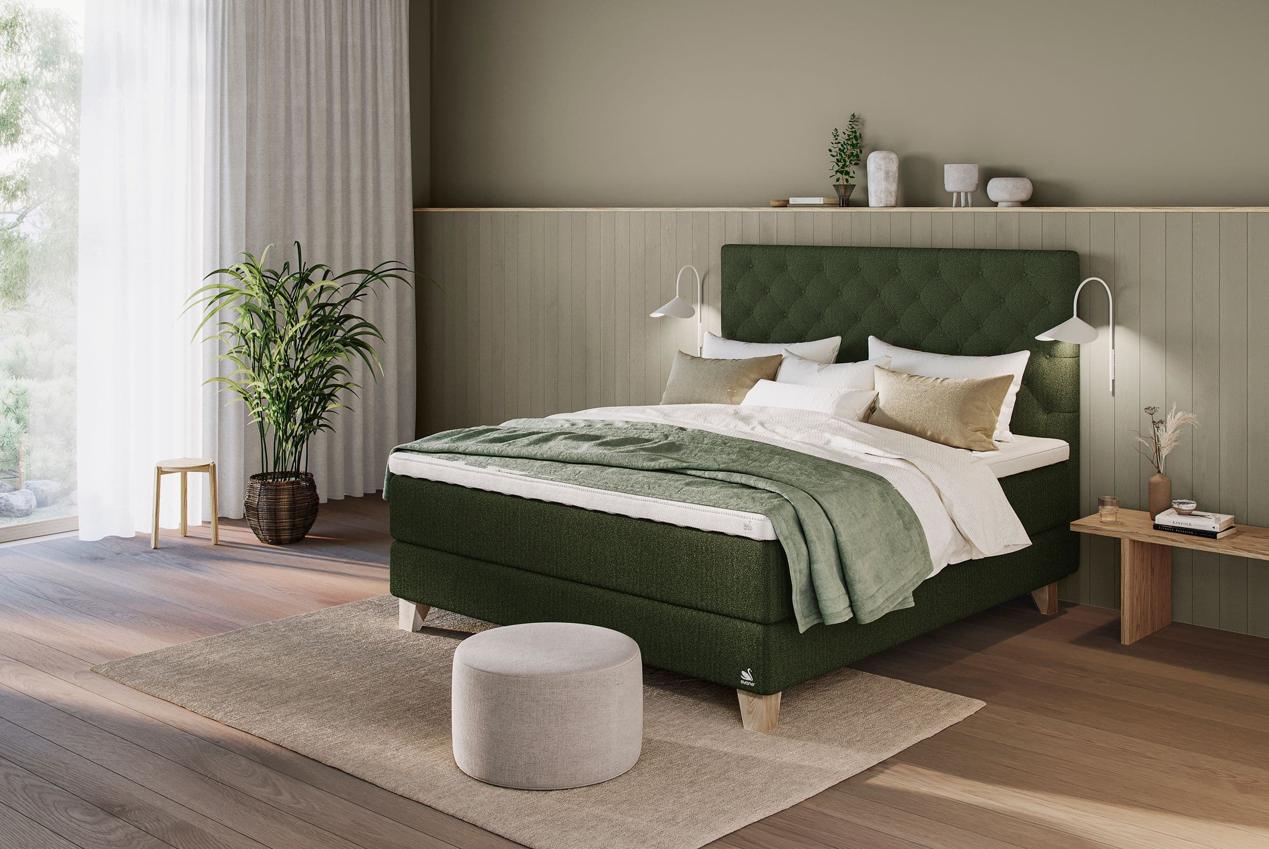 Svane® IntelliGel® Zefir kontinentalseng fra Fagmøbler