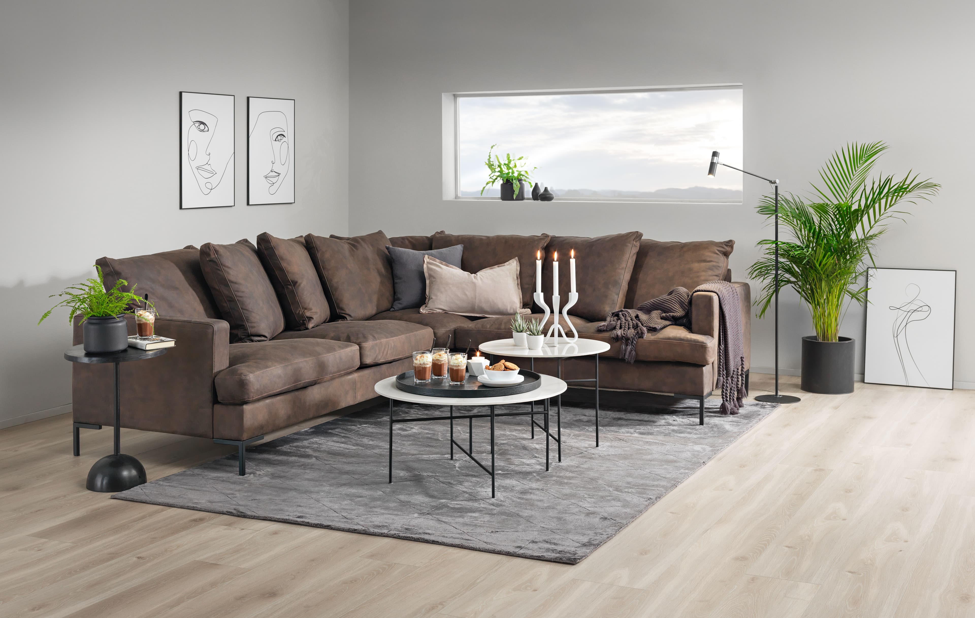 Sone dyp hjørnesofa fra Fagmøbler