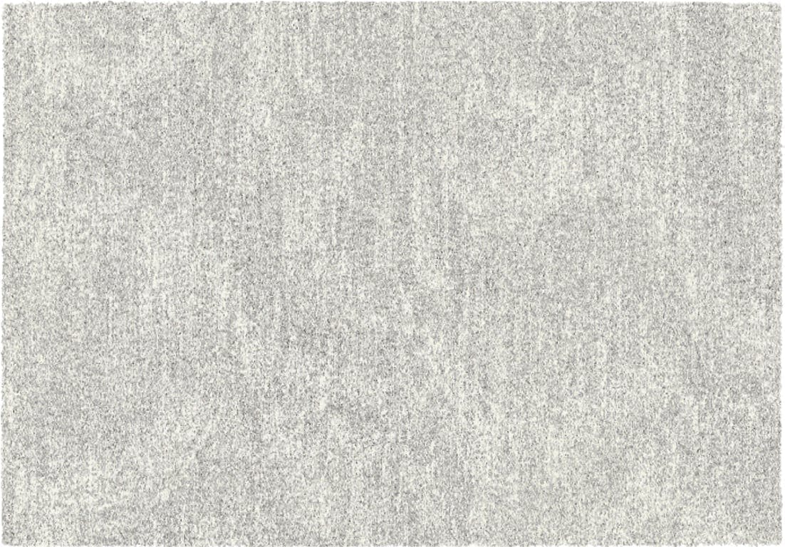 $Bilde av Berber teppe (240x340 cm, hvit/sølv)
