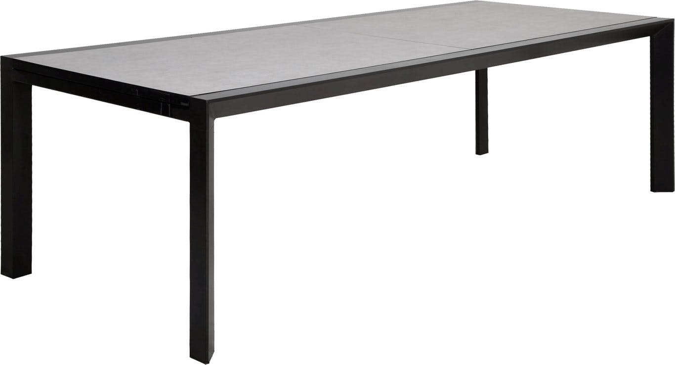 Bilde av Luxor uttrekksbord 250 - 375 x 100, H 75 cm (Regulerbart utendørs bord som kan trekkes ut så lengden går fra 250 cm til 375 cm.)