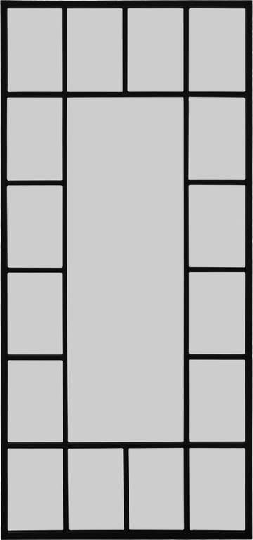 Bilde av Avenue speil (90x195 cm svart, 17 ruter)